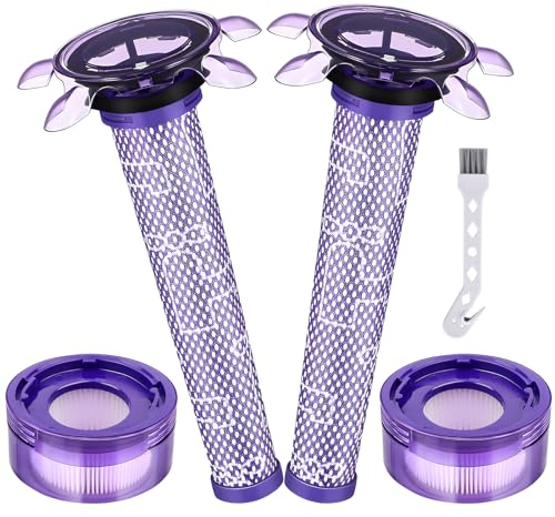 Filtre V8 amélioré pour Dyson V8 V7 Nouvelle version/SV25/SV37/ V8 Animal Extra sans fil aspirateur V8 Focus Matelas Pièces de rechange Accessoires Filtres