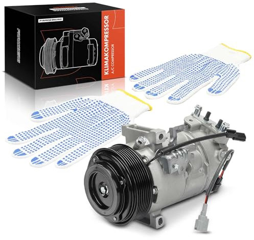 Frankberg Compresseur de Climatisation avec attelage Compatible avec M.e.g.a.n.e III Coupé DZ0/1 B3/BZ0/1 KZ0/1 M.e.g.a.n.e CC EZ0/1 (Grand) Scénic III Remplacer# 926009944R, y compris huile prép