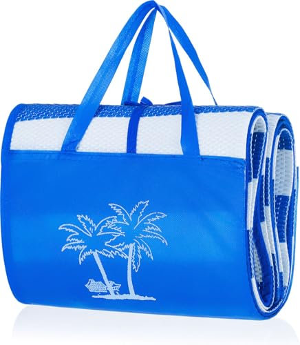 Outtec® Tapis de Plage Couverture de Plage Tapis de Couchage Tapis de Soleil avec Repose-tête 175x89 cm