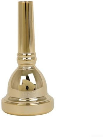 Posaunenmundstück, 16,5 cm Alt-Posaunen-Mundstück, professionell, plattiert, Posaunen-Mundstück, Musikinstrument-Zubehör (Gold)