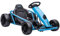HOMCOM Kinder Elektro Gokart 12 V 6-13km/h Drift Kart mit Langsamem Start, Musik, Hupe und Sicherheitsgurt, Kinderfahrzeug für 8-12 Jahre Kinder, Blau