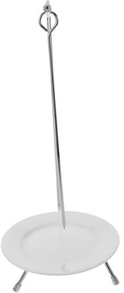 OFFSCH Brochettes En Acier Inoxydable Pour Barbecue Support 2 Pièces Accessoire De Grillade Robuste Pour Viande Et Légumes Antidérapant Et Facile à Utiliser