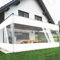 SSFMSF Tarpaulin Transparent with Eyelets Outdoor Pergola Cold Protection Waterproof Terrace Windshield PVC 0,5mm Tent Tarpaulin for Gazebo Garden Balcony. (H:0.8m*W:0.5m | 500g/m²) White+Clear