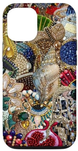 Hülle für iPhone 12/12 Pro Vintage Mosaic Collage Scrapbook Tiles Y2K Eclectic
