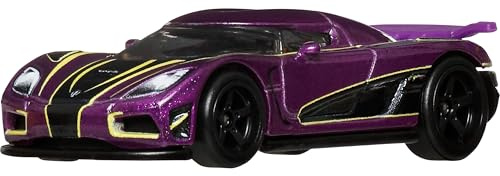 Hot Wheels Premium Car Culture Spielzeugauto im Maßstab 1:64 Die-Cast Koenigsegg Agera R Zeitloses Ikonen-Fahrzeug mit echten Reiterreifen