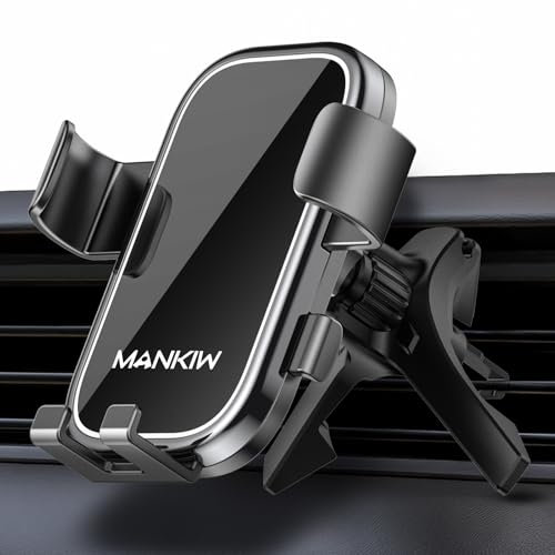 MANKIW Support Téléphone Voiture, Support Triangulaire pour Ventilation d'air De Voiture, Support Universel pour Intérieur De Voiture Compatible avec Smartphones Universels De 4,5'' À 7,0''