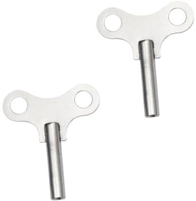 Gadpiparty Uhrenschlüssel Aus Stahl 2 Stück Aufziehschlüssel Für Uhren Reparatur Mit Verlängertem Schlüsselgriff Praktisches Uhrenwerkzeug Für Antike Wanduhren