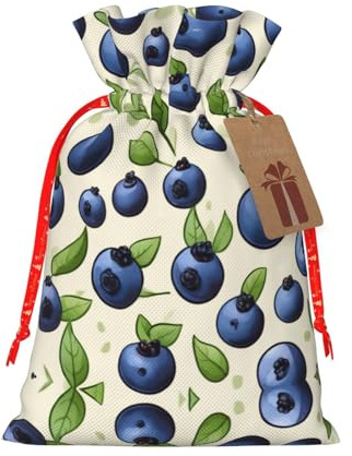 Blueberry Pattern03 Geschenktüten mit Kordelzug, Verpackung, Party, Süßigkeiten, Goodie-Tasche, Weihnachtsgeschenk, Dekoration, Urlaubsgeschenk