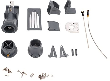 DouWen MO Pompa a getto per timone di prua da 26 mm per barche RC, propulsore acquatico wireless con calibro grande per barche a propulsione a getto RC, accessorio fai-da-te compatibile con