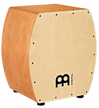 Meinl Percussion Jumbo Arch Bass Cajon - Trommelkiste mit Snare und extrem tiefem Bass - Maple Frontplatte (SUBCAJ7SNT-M)