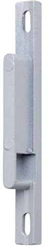 La CroisÉe Ds - Poignée de porte coulissante en Aluminium, Satin, Silver, 1 unité, Encastrée, 1 cm