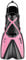 Mares Aquazone X-One Jr, Pinne da Snorkeling Bambino - Unisex, Rosa, S