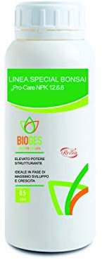 PRO-Care NPK 12.6.6 da 0,5 LT Bonsai Concime Liquido NPK ad Alto Titolo di Azoto, Ideale per la ripresa vegetativa