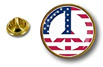 Akachafactory pins pin Badge pin's Metal Biker Motard Peace and Love Drapeau USA