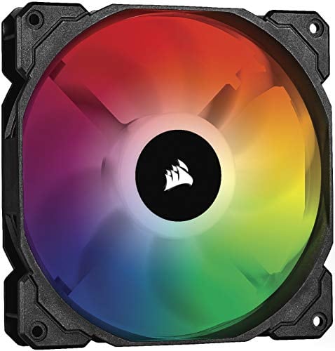 Corsair iCue SP140 RGB PRO, LED RGB, bajo nivel de ruido, alto flujo de aire, ventilador de refrigeración en caja (paquete individual), 140 mm