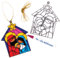 Baker Ross Décoration à effet vitrail surle thème de la Nativité (Lot de 4) - Loisirs créatifs de Noël pour enfants
