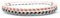 2x bracelet de cheville set pour hommes et femmes - boho hippie - accessoires de plage et de festival - fabriqués à la main - 100% coton écologique, imperméable et ajustable (Bleu & Jaune)