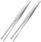 MSY BIGSUNNY 8.5 Inch Stainless Steel Food Tweezer, Precision Serrated Tips Food Tongs, Set of 2