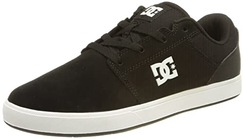 DC Shoes Herren Crisis 2 - Leather Shoes For Men Sneaker, Schwarz, 46.5 EU