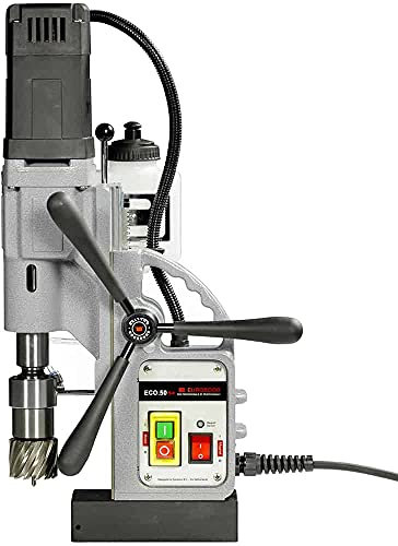 Euroboor ECO.50S+ EU2 Perceuse Magnétique - Forets Circulaires Max. 50 mm - Tension d'Alimentation 220-240 Volt, Fréq. 50-60 Hertz - Connecteur EU - Rotation Horaire