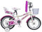 Umit Jungen Dartscheibe Fahrrad, Rosa-weiß, 14