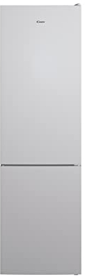 Candy Fresco CCE3T620FS, Frigorifero Combi, 60 cm, Altezza 2 m, 378 l, Total No Frost, Storage flessibile, Cassetto Verdure, Elettronico Interno, LED, Porte Reversibili, 39DB, Silver