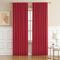 DUALIFE Red Room Darkening Curtains Back Tab Loop Pocket Thermal Insulated Light Blocking Window Curtain Drapes for Bedroom Living Room Christmas Red Decor 52x84 Inch 2 Panels