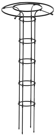 Vertikaler Metall Garten Rankgitter Turm, Gartenpflanzen Regenschirm Rankhilfe Gartenarbeit Blumen Metallständer für Tomaten, Erbsen & Andere Pflanzen