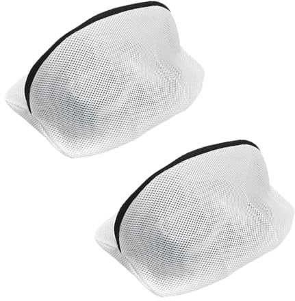 GXGM Paquete de 2 zapatos, zapatillas, bolsas para lavadora, zapatillas, sujetadores, bolsas de viaje, red para lavandería con cremallera