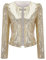 Damen Pailletten Bolero Jacke Festlich Silber Langarm Glänzend Jacke Große Größen Party Glitzer Oberteile Pailletten Strickjacke Hiphop Elegant Karneval Pailletten Blazer Kurz Bolerojacke