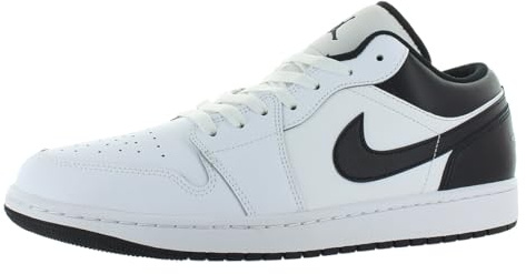 Air Jordan 1 Low 553558-132, Men Sneakers, White, 47,5 EU
