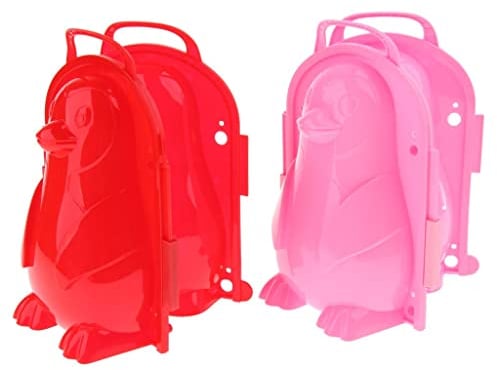 Luwecf Schneeball Clip Ball Maker Schneeformwerkzeug Outdoor Sports, Pinguin Schneeballform