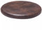 MOODMUSE Rundes Stuhlkissen,Runde Sitzkissen,Leder-Sitzpolster for Runde Stühle,4 cm Dickes Stuhlkissen Aus Memory-Schaum(Black Brown,30cm)