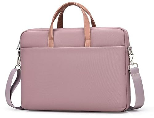 FUNSEED Laptoptasche für Damen und Herren, 14–15.6 Zoll, Wasserdichte und Stoßfeste Umhängetasche, Handtasche, Kompatibel mit Lenovo, Acer, Asus, Dell, HP, Samsung Laptoptasche, Einfarbig