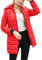 Winterjacke Damen Mit Kapuze Stepp Wintermantel Damen Elegant Warm Steppjacke Frauen Übergangsjacke mit Reissverschluss Jacke Mantel Winter Mittellang Kuscheljacke Slim Damen-Jacken
