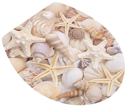 KESOTO Aufkleber für Toilettensitz, Toilettendeckel Aufkleber, Badezimmer Zubehör, Style B