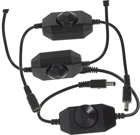 ANDRESLAD 3stücke Lichtregler Für Led-leuchten Lichtregler Knopf Für Einfarbige Led-lichtstreifen Helligkeitsregelung Ein- Ausschalten Drehregler Für Lichterketten -lichtzubehör Küche Woh