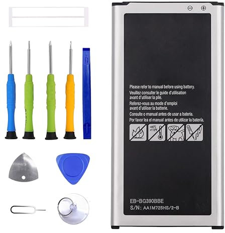 ERYNK EB-BG390BBE Batterie de rechange pour Galaxy XCover 4 et Galaxy XCover 4s avec jeu d'outils
