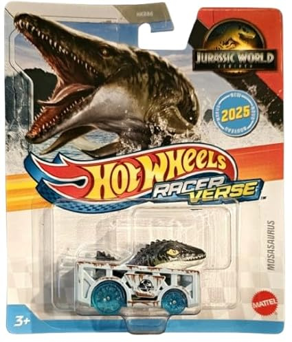 Hot Wheels Racer Verse, Jurassic World Rebirth Mosasaurus, New Character Car 2025, Cast Vehicle