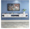 XHURWDZ643KM Mueble TV Suspendido Soporte de TV Flotante for Centro de Entretenimiento de Pared, Unidades Multimedia de Pared con cajones Mueble TV Flotante(Blanco)
