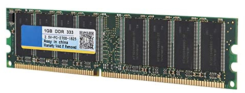Ejoyous DDR 333 1 GB Desktop-Speichermodul, Hochleistungschips, 2,5 V Betriebsspannung, für Desktop-PC-Motherboards