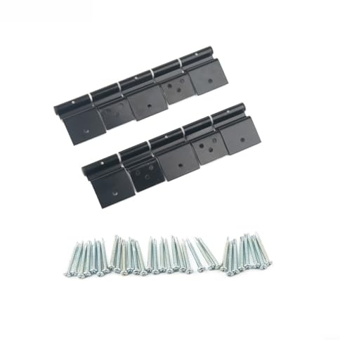 GANCEI Aluminium RV Entry Door Friction Hinge Kit, Lightweight Design, For Fifth Wheel, Travel Trailer, 10 Hinges With Screws