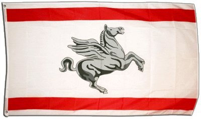 Flaggenfritze Fahne/Flagge Italien Toskana + gratis Sticker