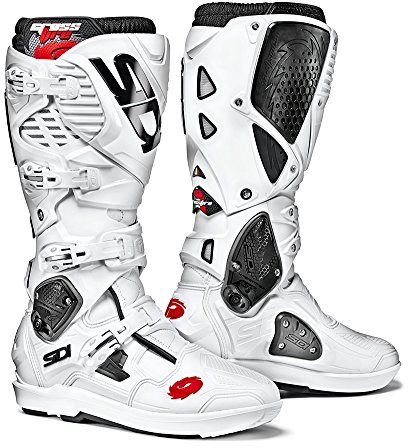 Sidi Crossfire 3 SRS Stivali da Moto, Bianco, 42