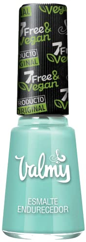 VALMY Esmalte de Uñas Secado Rápido, Brillo y Duración de Hasta 7 Días - Manicura Profesional 7 Free - Tonos Azules y Verdes - 14 ml - Color #235 Los Roques