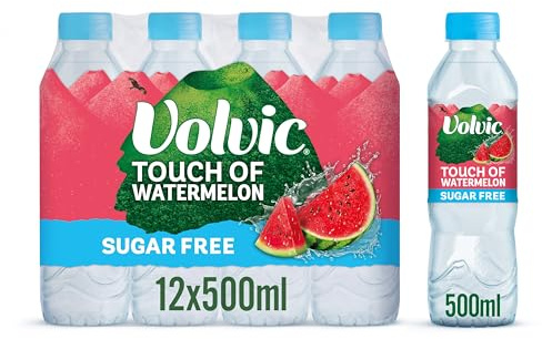 Volvic Touch of Fruit Watermelon Sugar Free Still Flavoured Water Multipack 12x500ml