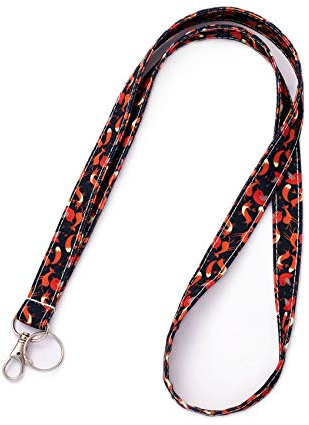 Fox Lanyard ID Halter Baumwolle Stoff Vorschule Lanyard Lehrer Geschenk Mitarbeiter Geschenk für Ihren Chef (Fuchs)