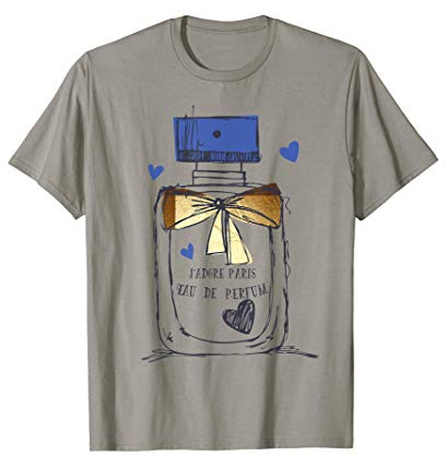 Paris Eau de Parfum Parfümflasche Nr. 1 Souvenir Geschenk T-Shirt