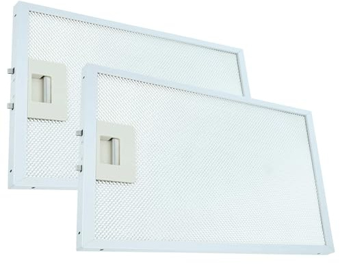 vhbw 2X Filter Metallfettfilter Ersatz für Electrolux 5024701600-4, 502470160040, 50247016004-0 für Dunstabzugshaube - 30,4 x 26,8 x 1,2 cm, Metall