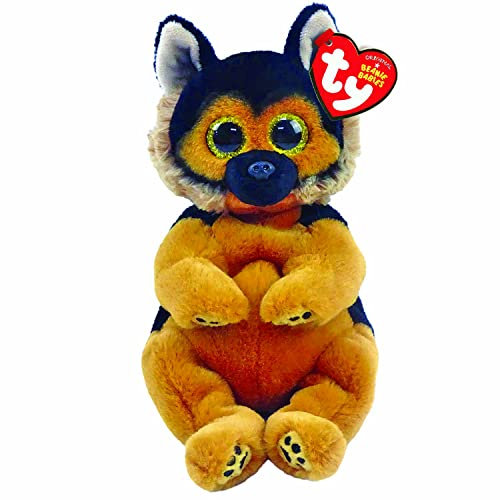 TY Ace German Shepherd 17cm,Material: 100% Polyester geprüft nach EN-71. Farbe: Mehrfarbig